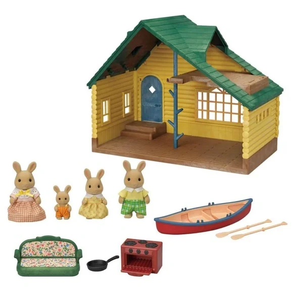 calico critters | Toys | Brand New Sealed Calico Critters Log Cabin 7 ...